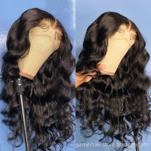 Wholesale Best Lace Front Closure Body Wave 100% Virgin Brazilian Wig Vendors .Cuticle Aligned Full Lace Closure Human Hair Wig